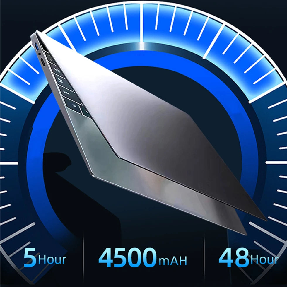 15.6 Inch N5095 Laptop Lightweight Portable Business Entertainment 16G 32G Office Laptop