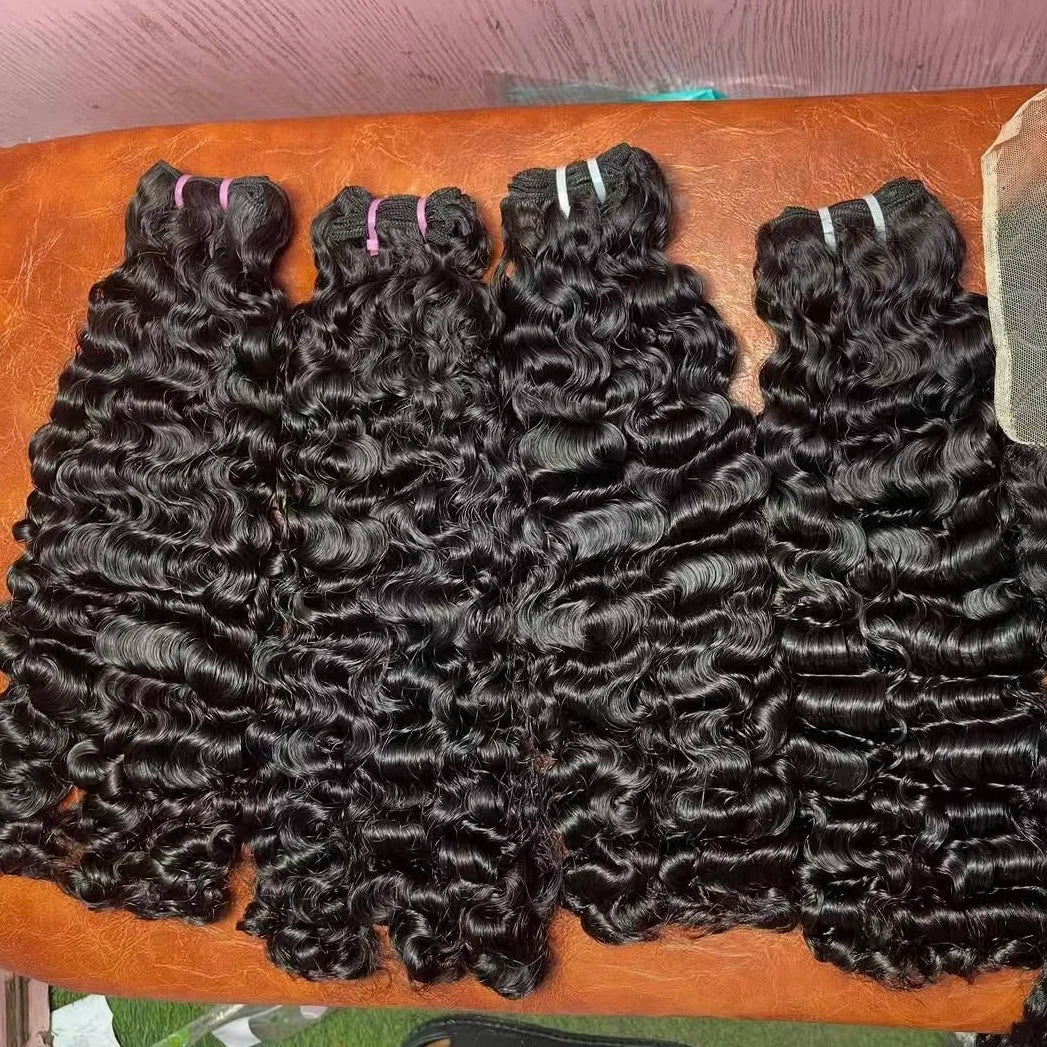 12A Brazilian Indian Hair Extension Cuticle Aligned Raw Cambodian Hair Bundles Vendors Bone Straight Burmese Curly Human Hair