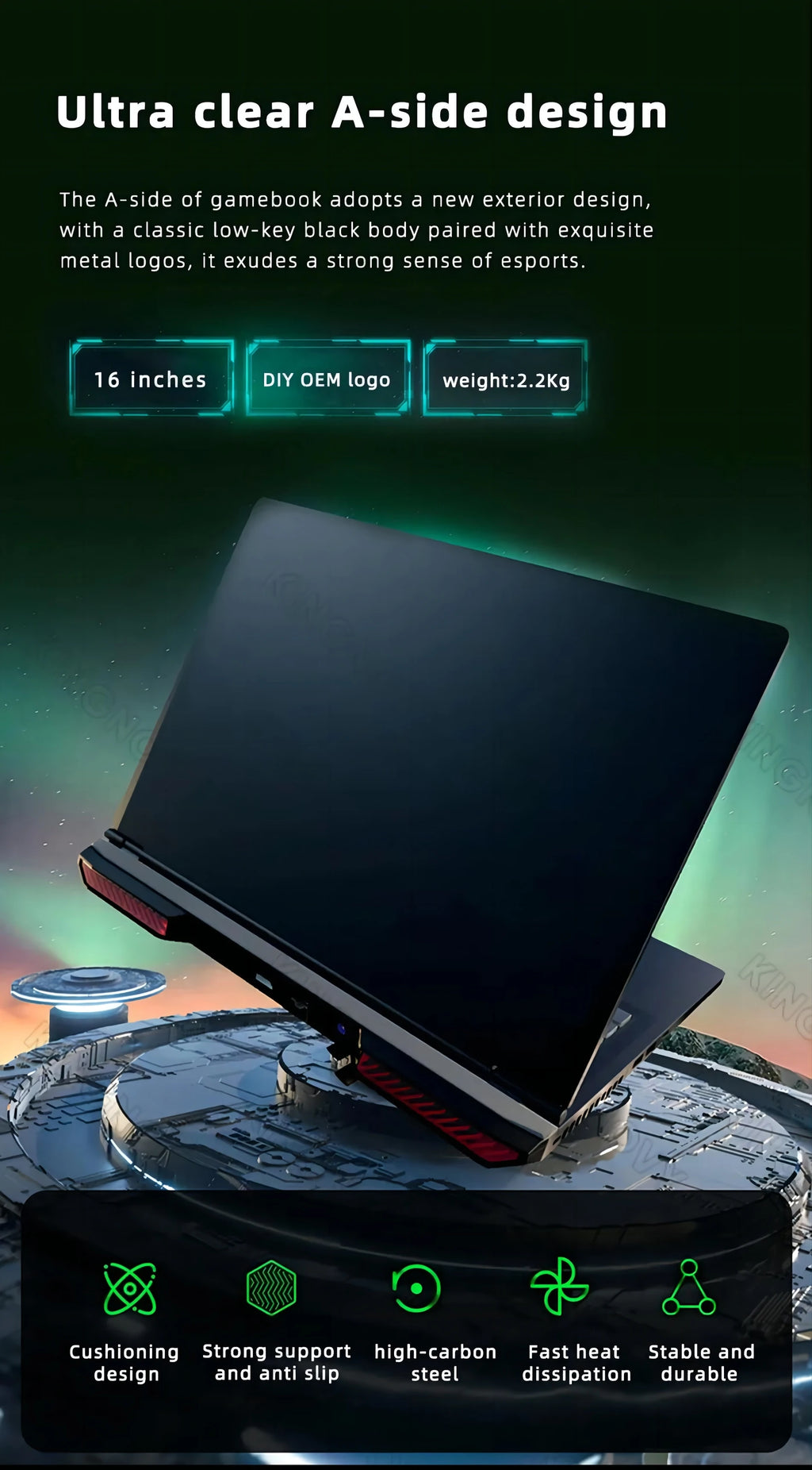 16 Inch RTX 4060 8GB IPS Screen New Intel I9-13900HK Win11 Gaming Laptop with RTX 4060 8GB Computer From Top Manufacture