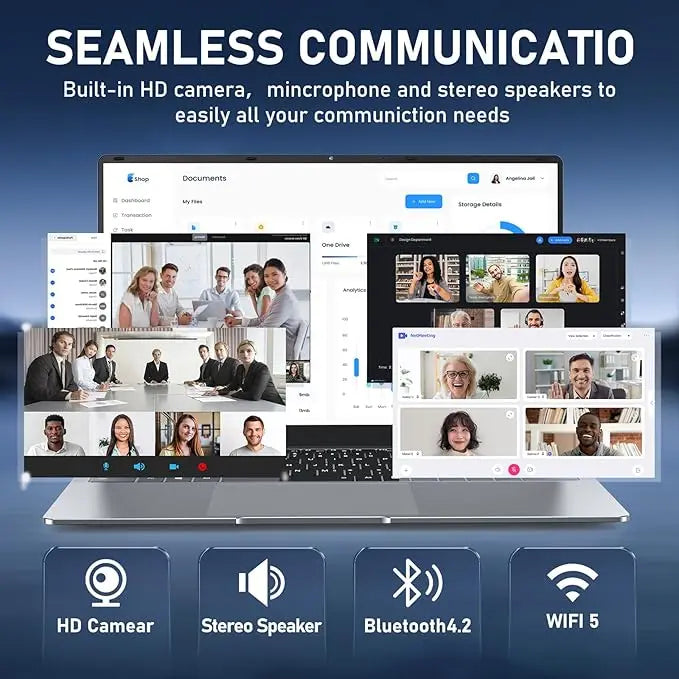 14-inch Laptop With N4000 Processor 12GB RAM 256GB SSD FHD Display 1366x768 WIFI5 BT4.2  Win 10 Laptop Light Laptop