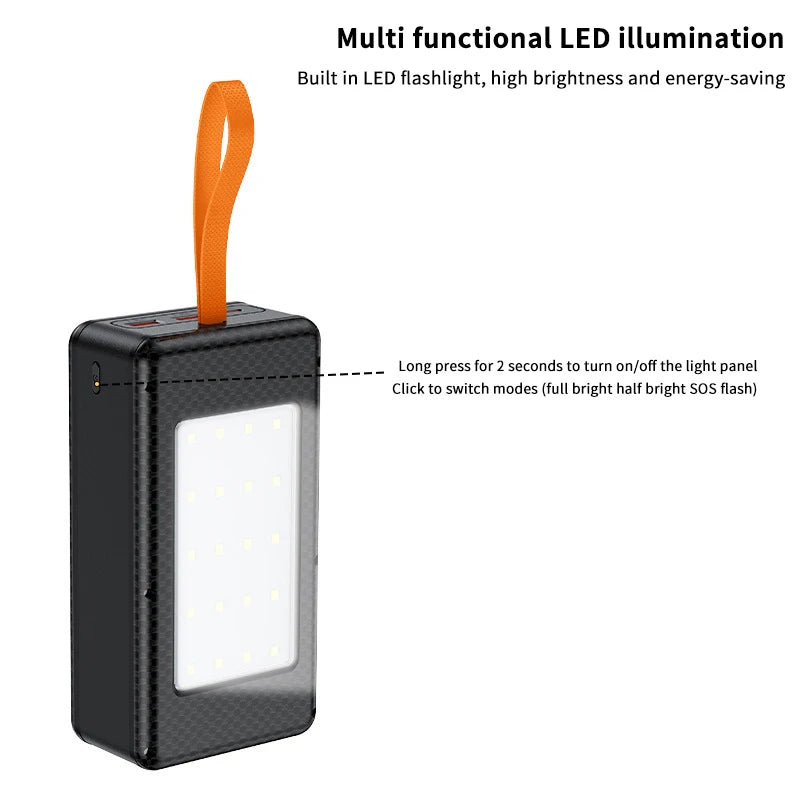 1Pc 12*21700 DIY Power Bank Case, 22.5W Fast Charge + 15W Wireless Charging, Dual USB/Type-C Output with LED Indicator Light