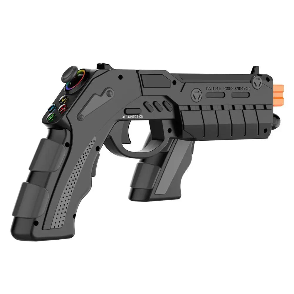 Wireless Game Gun PG-9257 For PS4 Android/iOS PC With Gyro,Vibration,Rapid Fire&RGB