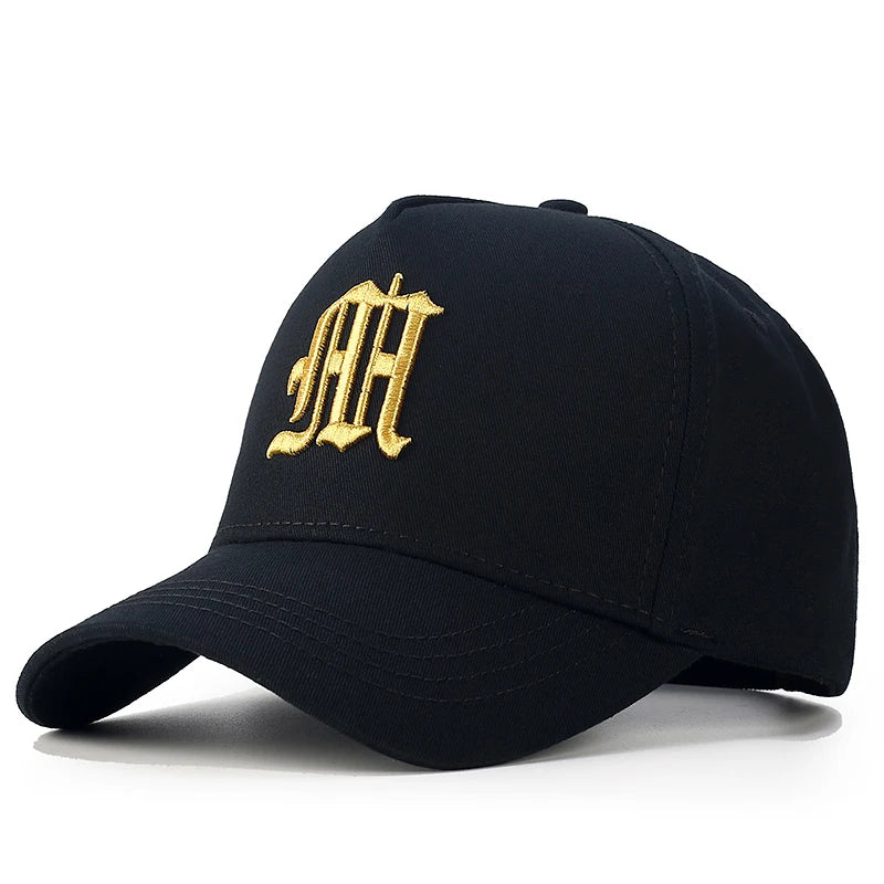 High-Crown Baseball Cap Men's Summer Faion Brand Face Slimming Hard-Top Wide-Eyelid Sun Protection Youth All Seasons Cotton...