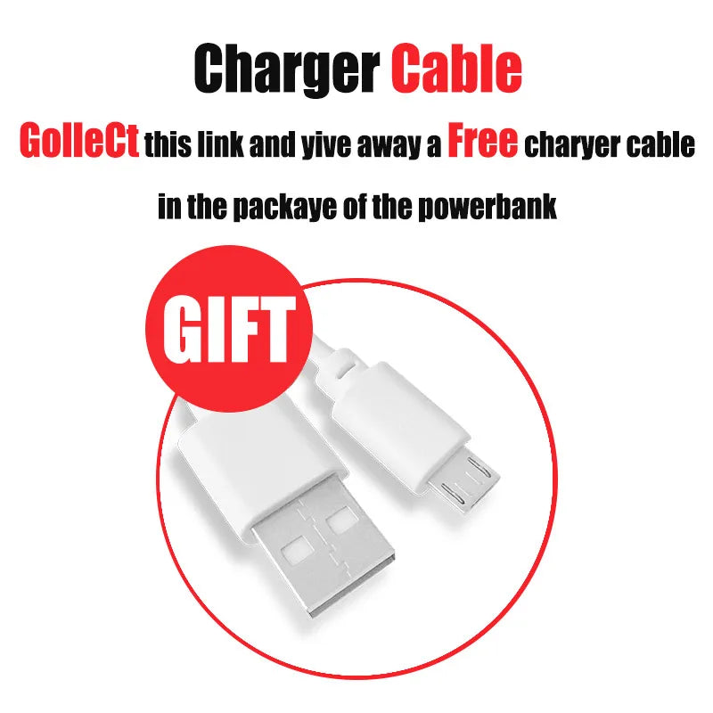 20000mAh Power Bank Portable USB Charger Fast Charging External Battery Pack Heating Scarf Socks Glove Vest Jacket Equipment New