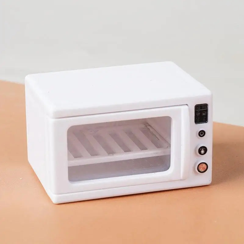 1/12 Dollhouse Simulation Miniature Kitchen Appliances Model Dollhouse Air Fryer Beverage Machine Oven Rice Cooker Ornaments