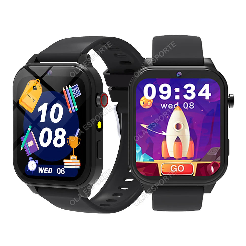 2025 New Smart Watch For Children HD Touch Screen Camera 18 Games Sleep Monitoring Alarm Clock Calculator Birthday Gift Boy Girl