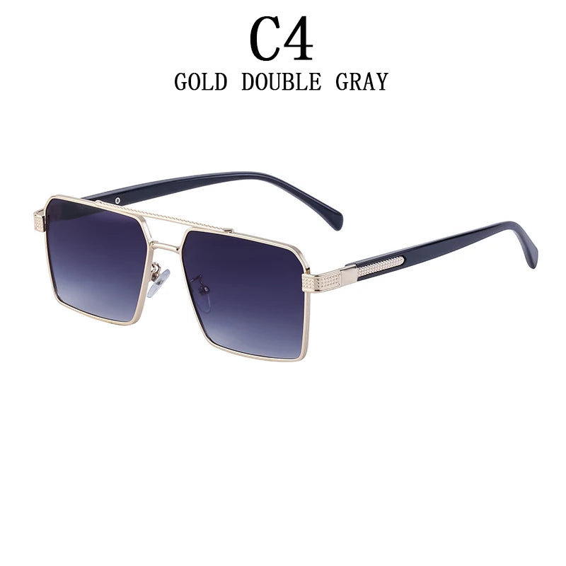 2023 Square Sunglasses For Men Luxe Sunglasses Women Trendy Vintage Fashion Glasses Sun Gafas De Sol Hombre Lunette Soleil Femme