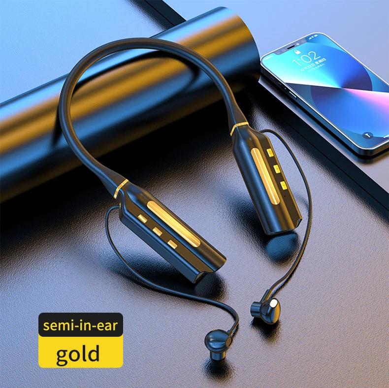 10000mAh 10000Hours Playback Wireless Bluetooth Earphones Magnetic Sports Running Headset Neckband Sport Earbuds Noise Reduction