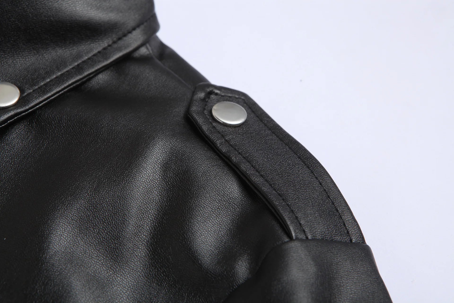 2024 Mens Fashion Leather Jacket Slim Fit Stand Collar PU Jacket Male Anti-wind Motorcycle Lapel Diagonal Zipper Punk Jackets