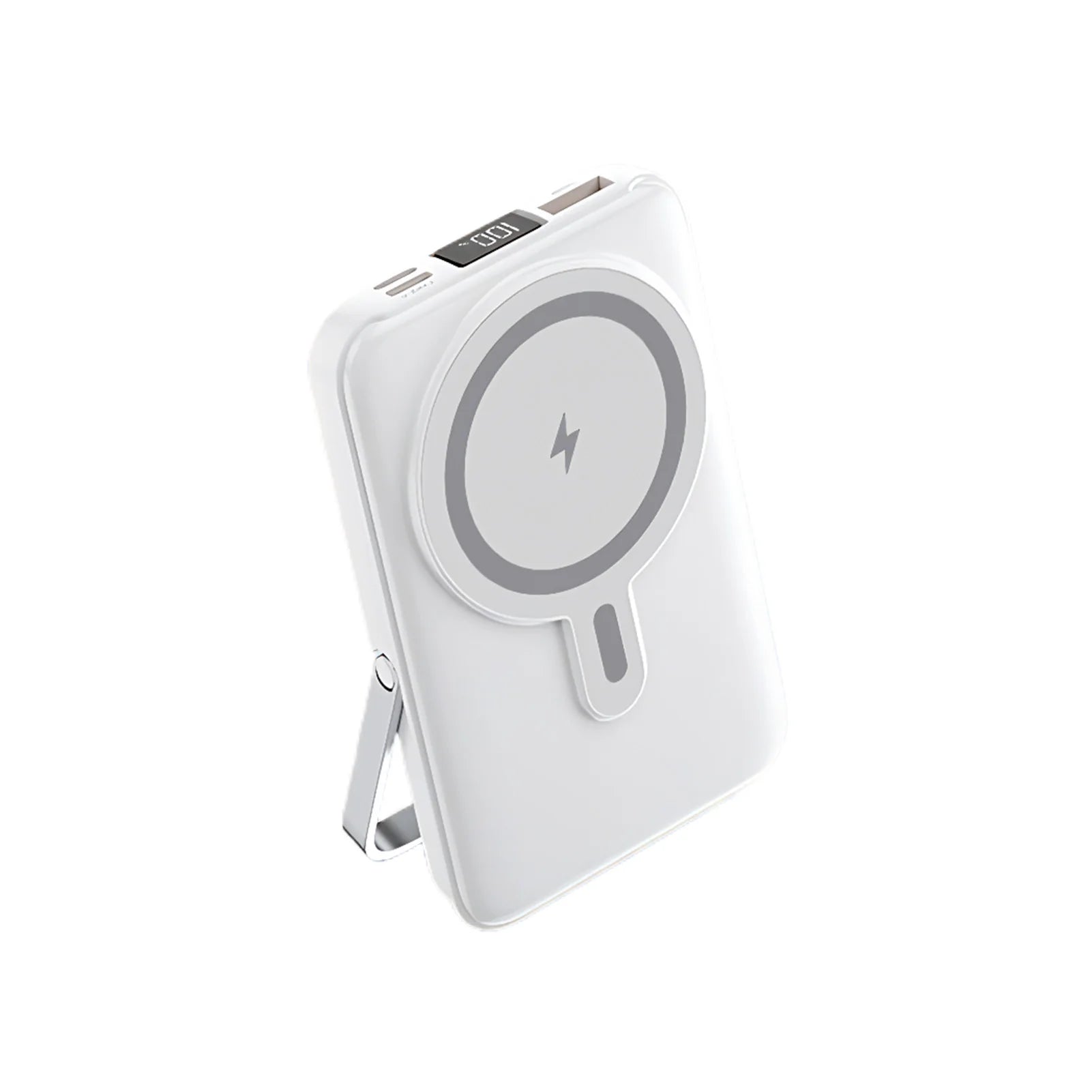 10000mAh Magnetic Power Bank Portable Wireless Charger With Cable Fast Charging External Battery Stand For iPhone 16 15