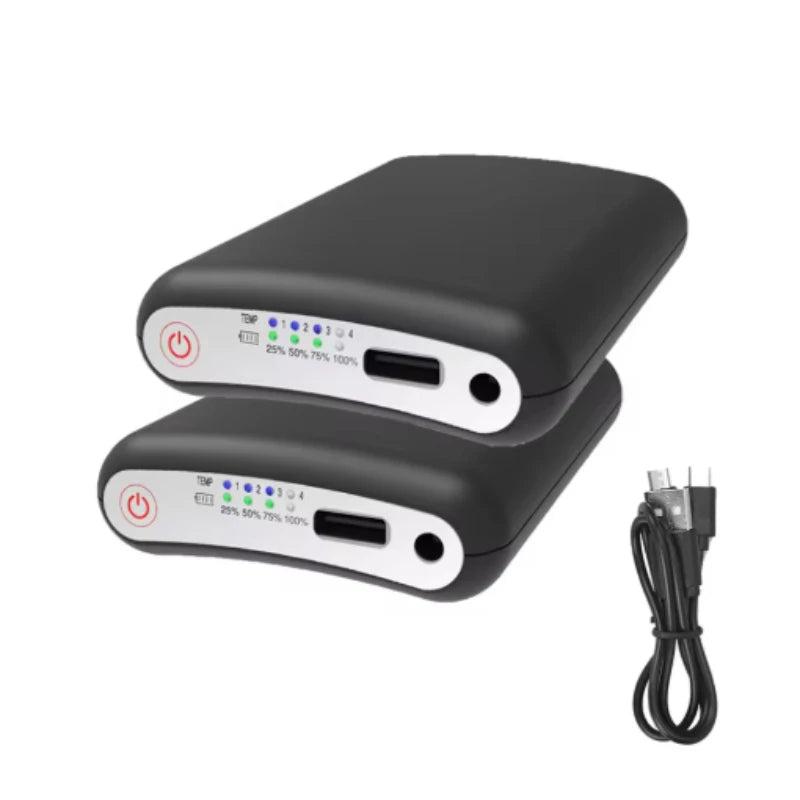 100% New 5V 5000mAh Battery App Remote Control Lipo Battery Packs Winter Socks Warm Gloves Kneepad Rechargeable Power Bank