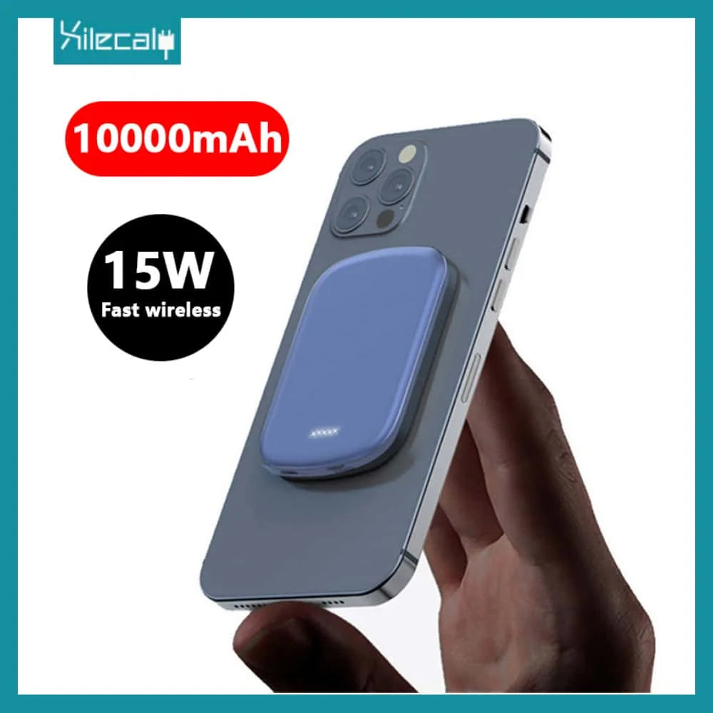 10000mAh Magnetic Power Bank Charger PD 20W Wireless Fast Charge External Battery Portable Charger for iPhone 14 13 12 Pro Max