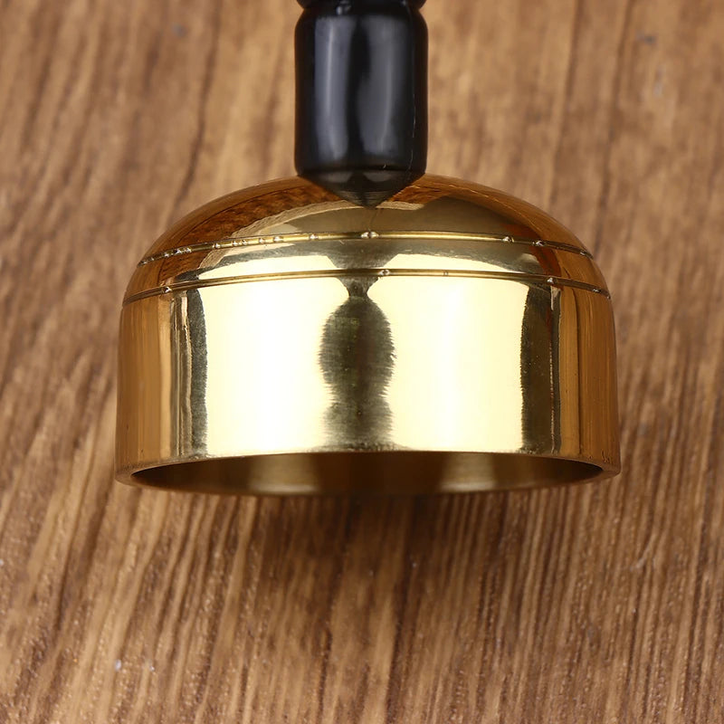 Buddhist Instruments Brass Instrument Buddha Chime Muti-Purpose Long Hand Bell For Yoga Meditation Chanting Temple Ritual
