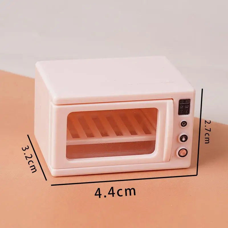 1/12 Dollhouse Simulation Miniature Kitchen Appliances Model Dollhouse Air Fryer Beverage Machine Oven Rice Cooker Ornaments