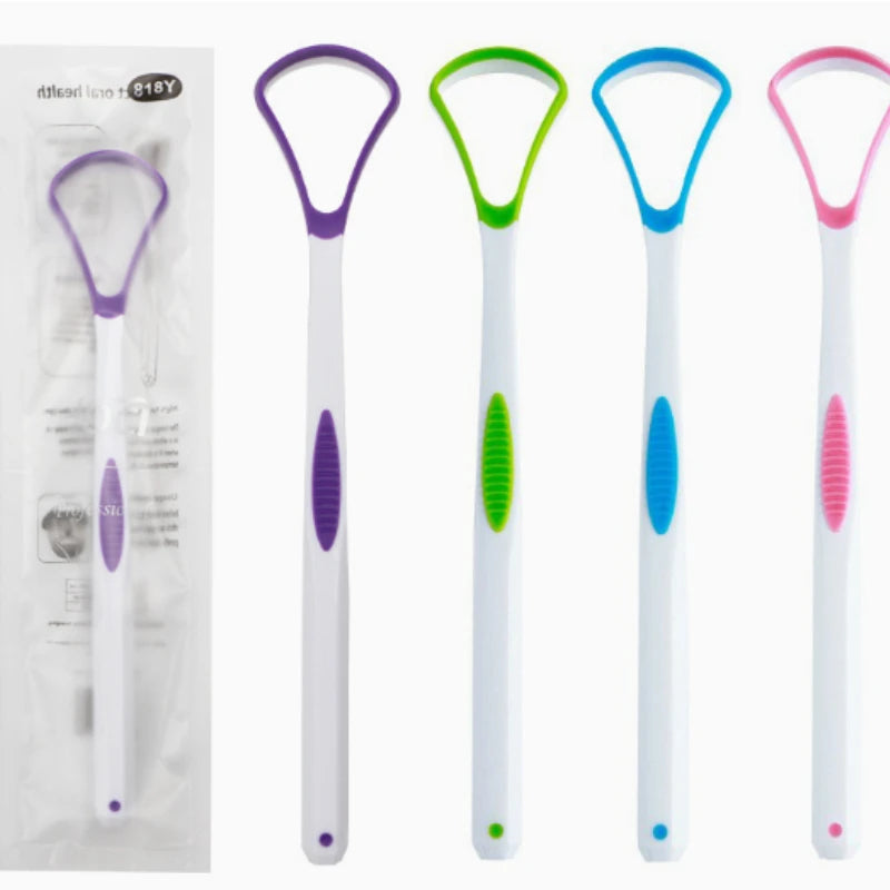 1Pc Tongue Scrape Tongue Brush for Oral Care Bad Breath Remove Keep Fresh Breath Silicone Tongue Cleaner Raspador De Lenguas New
