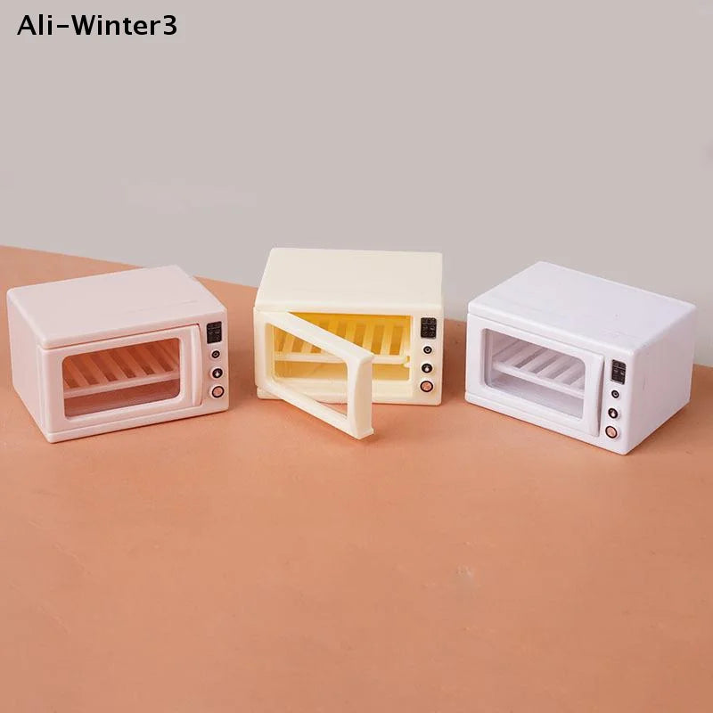 1/12 Dollhouse Simulation Miniature Kitchen Appliances Model Dollhouse Air Fryer Beverage Machine Oven Rice Cooker Ornaments
