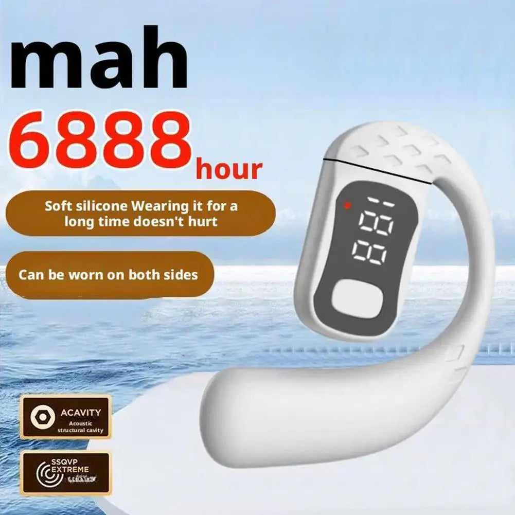 1Set Left Right Ear Rotatable Wireless Running Single Ear Hanging Type Universal Ultra Long Endurance Bluetooth Earphones