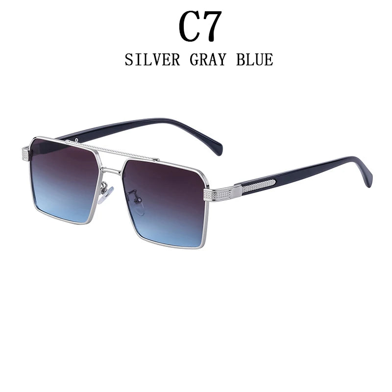 2023 Square Sunglasses For Men Luxe Sunglasses Women Trendy Vintage Fashion Glasses Sun Gafas De Sol Hombre Lunette Soleil Femme