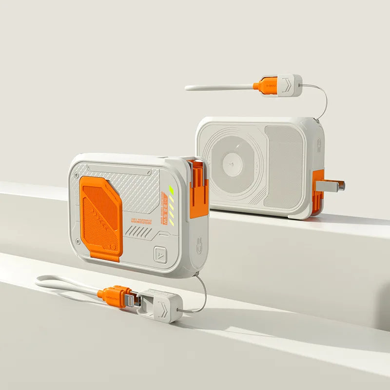 20000mAh/10000mAh Multi-functional 5-in-1 All-in-One Power Bank - Comes with Data Cable, Bracket -Built-in Plug -Outdoor Travel