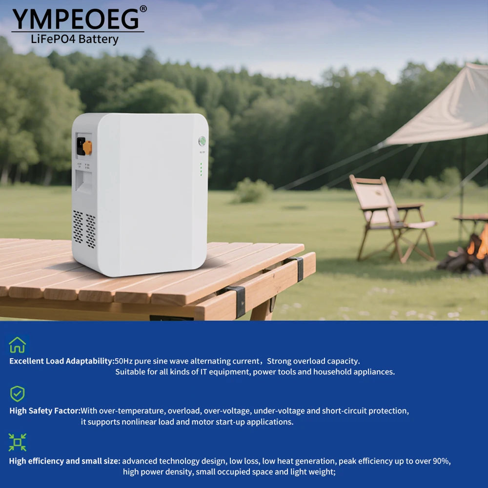 1Kwh Portable Power Station 300W 500W LiFePO4 Battery Pack 220V Emergency Energy Storage Camping RV Trip Power Bank