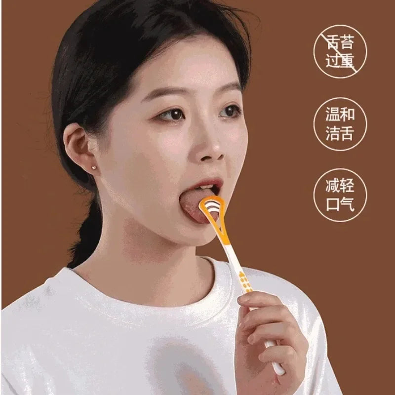 1Pc Silicone Tongue Scrape Tongue Brush for Oral Care Bad Breath Remove Keep Fresh Breath Tongue Cleaner Raspador De Lenguas