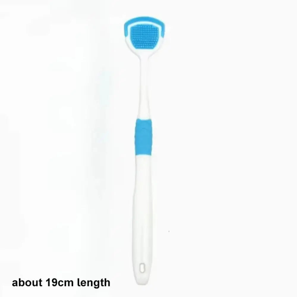 1PC Lightweight Soft Silicone Tongue Scraper Hygiene Cleaning Tongue Cleaner Soft-Haired Toothbrush Adult Use