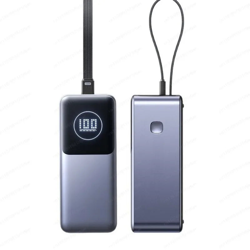 200W PD3.1 Power Bank 25000mAh with TFT Color Screen, 100W Fast Charging for Laptop and Phone, Portable Power Bank