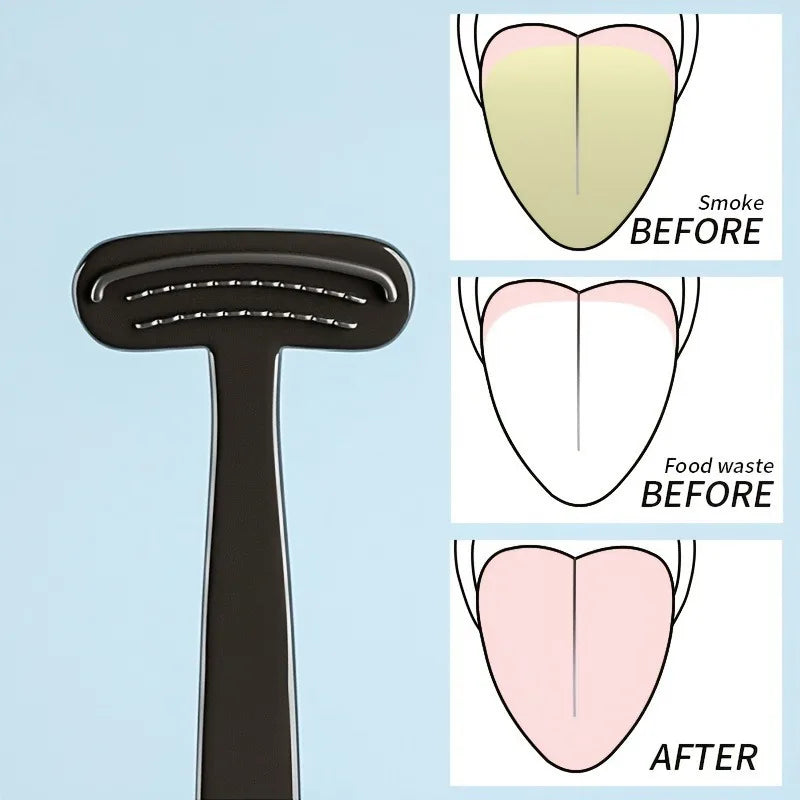 1pc Tongue Scraper, Tongue Coating Scraper, Reduce Bad Breath for Oral Care, Tongue Cleaners, Tongue Cleaning Tools for Adults