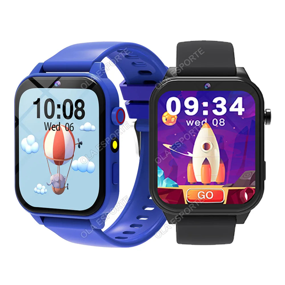 2025 New Smart Watch For Children HD Touch Screen Camera 18 Games Sleep Monitoring Alarm Clock Calculator Birthday Gift Boy Girl
