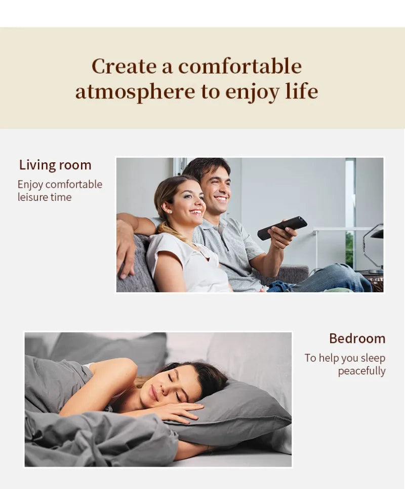 12 Flavors Essential Oils for Aroma Diffuser Air Humidifier Home Water-soluble 10ml Air Freshener Scents Fragrance Oil Perfume