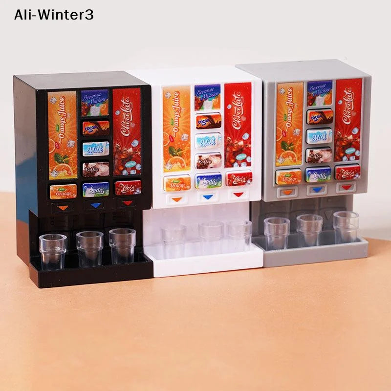 1/12 Dollhouse Simulation Miniature Kitchen Appliances Model Dollhouse Air Fryer Beverage Machine Oven Rice Cooker Ornaments