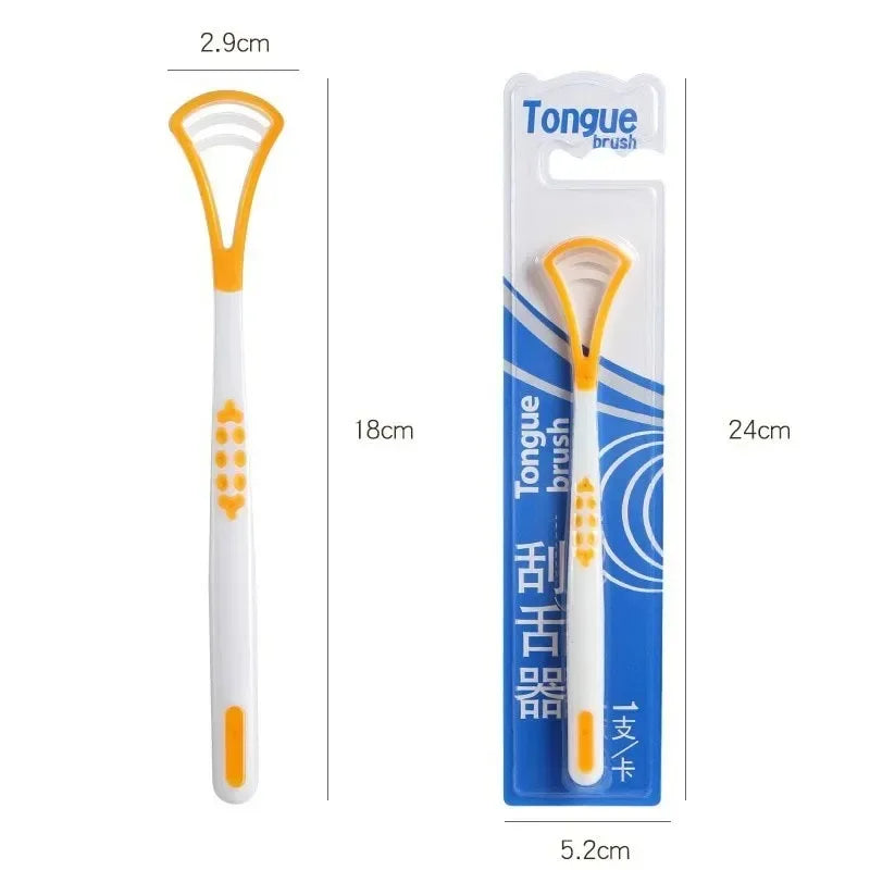 1Pc Tongue Scrape Tongue Brush for Oral Care Bad Breath Remove Keep Fresh Breath Silicone Tongue Cleaner Raspador De Lenguas New