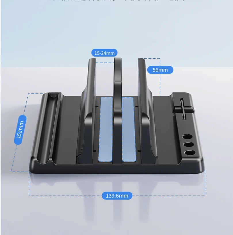 Office Laptop Stand Save Desktop Space Easy To Place Computer Accessories Scalable Width Office Desk Storage