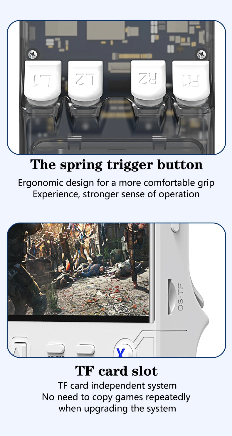 Retro nostalgic handheld game console R36 Ultra open-source Linux system 4-inch high-definition screen PSP dual joystick arcade