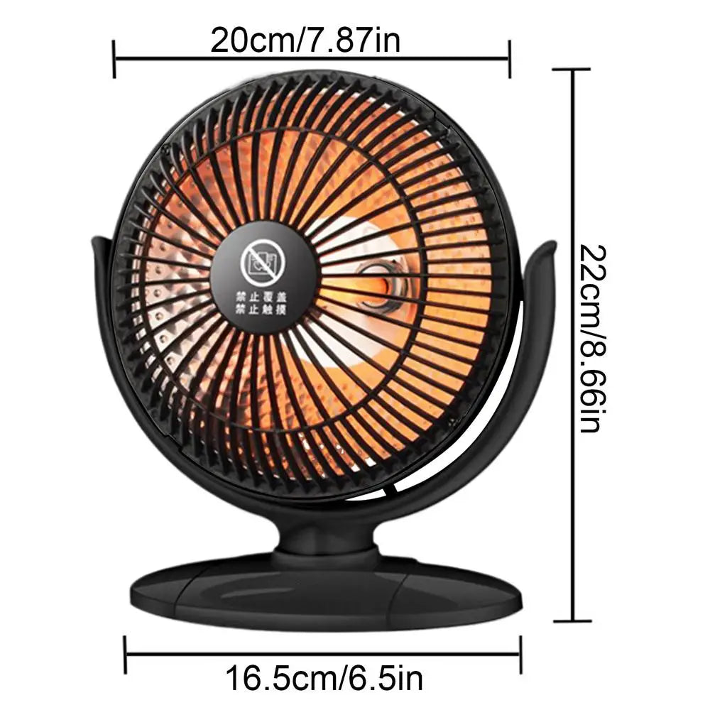 Small Desk Heater 200W Portable Appliances Lightweight Desk Space Heater For Office Home Bedroom Indoor Bathroom Living Room