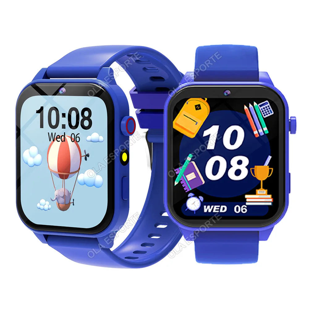 2025 New Smart Watch For Children HD Touch Screen Camera 18 Games Sleep Monitoring Alarm Clock Calculator Birthday Gift Boy Girl