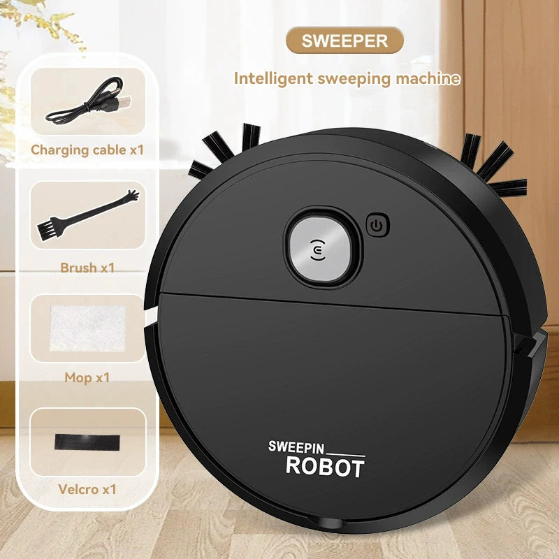 Household Sweeping Robot Three In One Intelligent Cleaning Machine Vacuum Cleaner Small Household Appliances New 2025