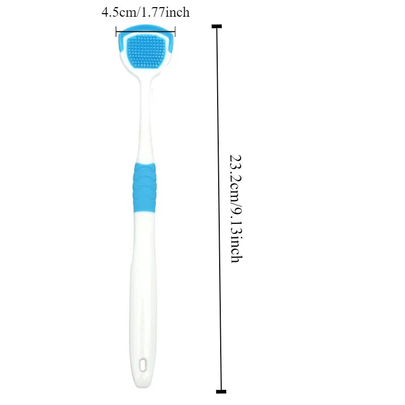 1pc Stainless Steel Tongue Scraper - Adult Oral Care Tool to Reduce Bad Breath, Effective Tongue Cleaner
