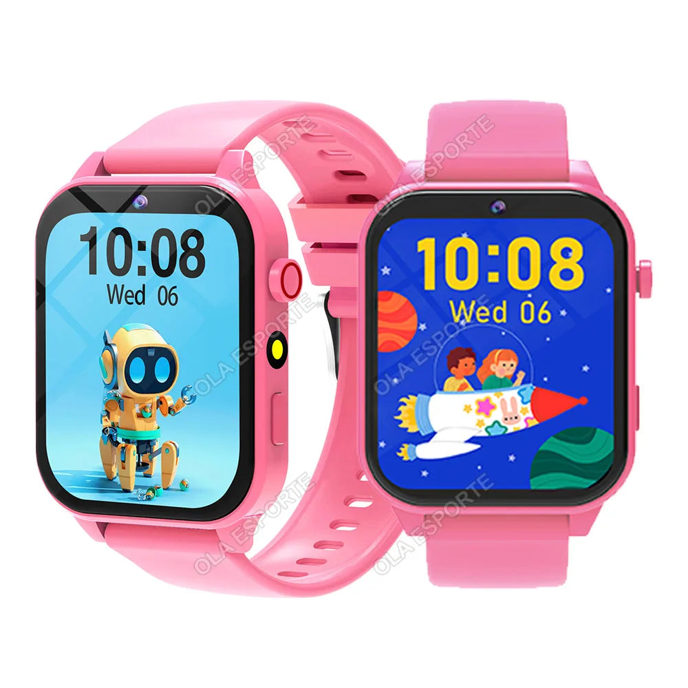2025 New Smart Watch For Children HD Touch Screen Camera 18 Games Sleep Monitoring Alarm Clock Calculator Birthday Gift Boy Girl