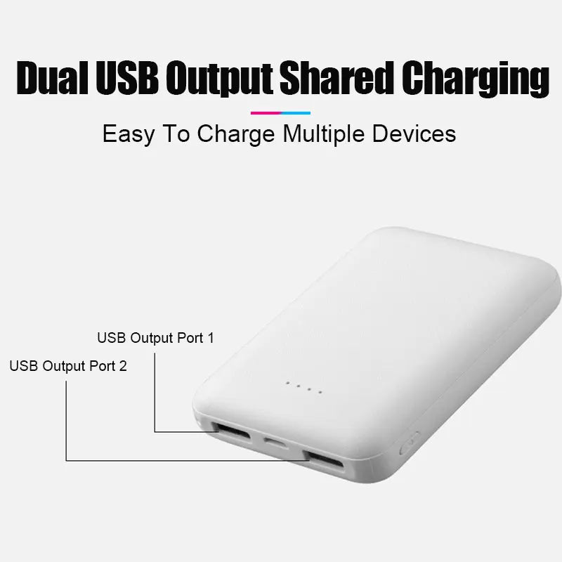 20000mAh Power Bank Portable USB Charger Fast Charging External Battery Pack Heating Scarf Socks Glove Vest Jacket Equipment New